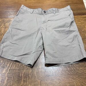 The North Face Men's Tan Flat Front‎ Shorts sz 38. AA